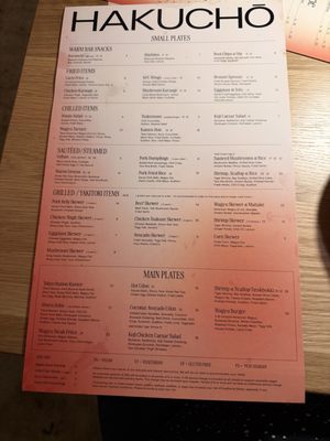 Menu photo 1 Hakucho Lakeland, FL