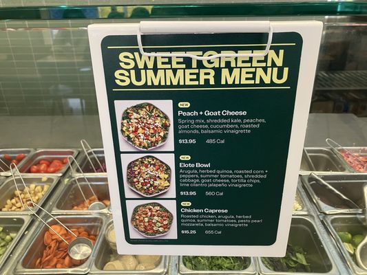 Menu photo 1 sweetgreen - Healthy Salads, Wraps, and Bowls Miami, FL