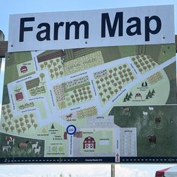 Map of the farm grounds