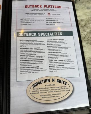 Menu photo 3 Outback Crab Shack Saint Augustine, FL Menu photo 3 Outback Crab Shack Saint Augustine, FL