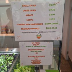 Lettuce Eat Salad - Main menu
