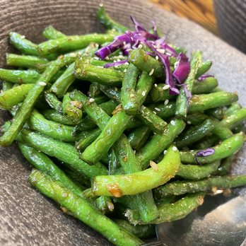 Dumpling Hours - String Beans Sauted with Garlic Sauce - Dim Sum Near Me - Walnut Creek, California