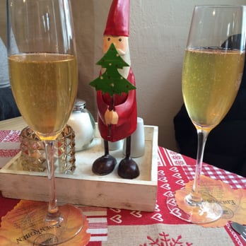 Schalander - Seasonal drink - homemade apple liquor with bubbly. Yum! - German Near Me - Kempten, BY