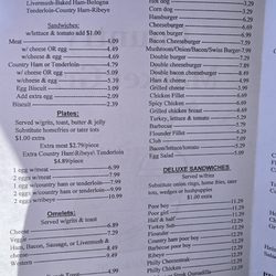 Country Market - Menu