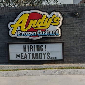 Andy's Frozen Custard - a sign in front of a restaurant - Ice Cream & Frozen Yogurt Near Me - Denham Springs, Louisiana Andy's Frozen Custard - a sign in front of a restaurant - Ice Cream & Frozen Yogurt Near Me - Denham Springs, Louisiana