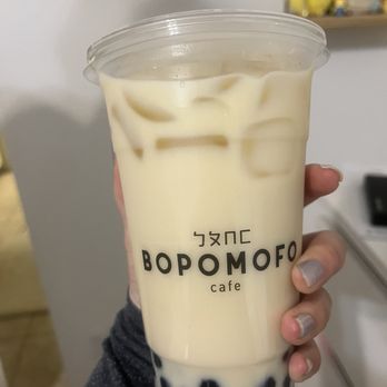 Bopomofo Cafe - Jasmine milk tea - Cafes Near Me - Irvine, California