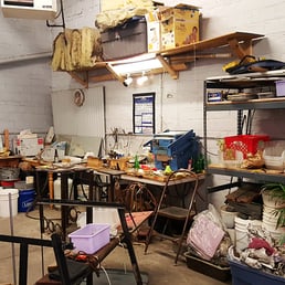 Inside the studio