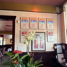 They have more awards in another part of the restaurant They have more awards in another part of the restaurant