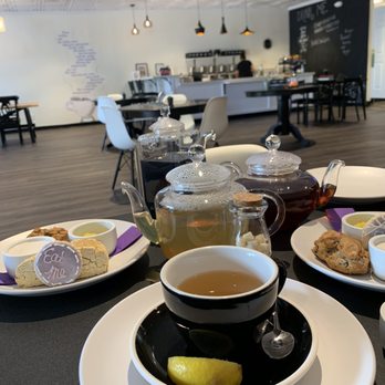 Drink Me! Tea Room - We got the Alice, queen of hearts, and tweedle twins tea. highly recommend! The Alice tea changes colors with citrus! - Tea Rooms Near Me - Tempe, Arizona Drink Me! Tea Room - We got the Alice, queen of hearts, and tweedle twins tea. highly recommend! The Alice tea changes colors with citrus! - Tea Rooms Near Me - Tempe, Arizona