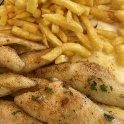 Café du Port - Filet de perche und Pommes
