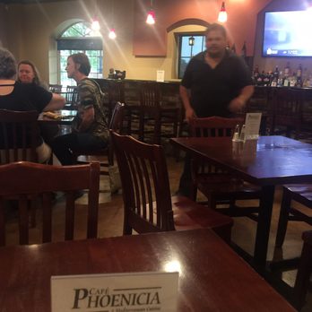 Cafe Phoenicia - My no so attentive waiter. Once he took my order he never checked on me not even once!!!! - Mediterranean Near Me - Baton Rouge, Louisiana