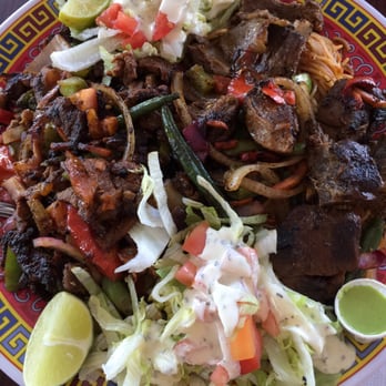 Jubba - Sports platter with goat and beef. So yummy!! - African Near Me - San Jose, California Jubba - Sports platter with goat and beef. So yummy!! - African Near Me - San Jose, California
