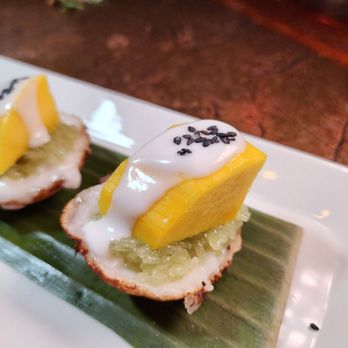 Wang Lang - Amazing version of Mango sticky rice dessert - Thai Near Me - Toronto, Ontario