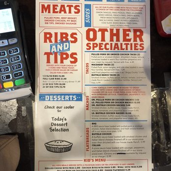 Joe's Garage BBQ - Menu - Barbeque Near Me - Clay City, Indiana
