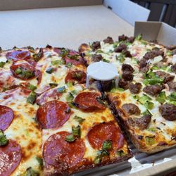 Jet's Pizza - 8 corner custom pizza