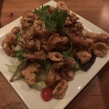 Sabai Cafe & Bar - Calamari Salad - Thai Near Me - Eugene, Oregon Sabai Cafe & Bar - Calamari Salad - Thai Near Me - Eugene, Oregon