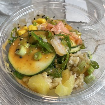 Ali'i Poke - Carmel - Small shrimp Maui bowl with brown rice. - Poke Near Me - Carmel, Indiana