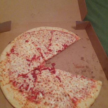Little Caesars - A cheese pizza that looks like Pac Man. - Pizza Near Me - Lawrenceburg, Indiana