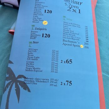 Paty's Miramar - Menu - American Near Me - Zihuatanejo, GRO