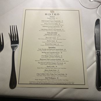 Bistro 218 - Menu - French Near Me - Birmingham, Alabama