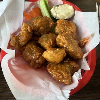 Vertical Diner - Buffalo tigers (sweeter than normal buffalo but tasty overall) - Vegan Near Me - Portland, Oregon Vertical Diner - Buffalo tigers (sweeter than normal buffalo but tasty overall) - Vegan Near Me - Portland, Oregon