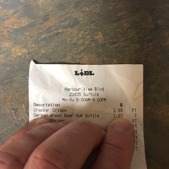 Lidl Harbour View - $1.67 per 6pk & I went back to tell the guy he didn't ring up my beer, he swiped I again & it pinged $1.67 & I said good day lmao - Grocery Near Me - Suffolk, Virginia Lidl Harbour View - $1.67 per 6pk & I went back to tell the guy he didn't ring up my beer, he swiped I again & it pinged $1.67 & I said good day lmao - Grocery Near Me - Suffolk, Virginia