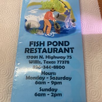 Fish Pond Restaurant - Menu - Seafood Near Me - Willis, Texas Fish Pond Restaurant - Menu - Seafood Near Me - Willis, Texas