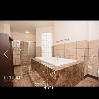 Del Mar Builders - My bathroom dec 2017 post Delmar Builders instillation of 507sq ft of green board and tile. Looks the same? - Damage Restoration Near Me - Orland Park, Illinois