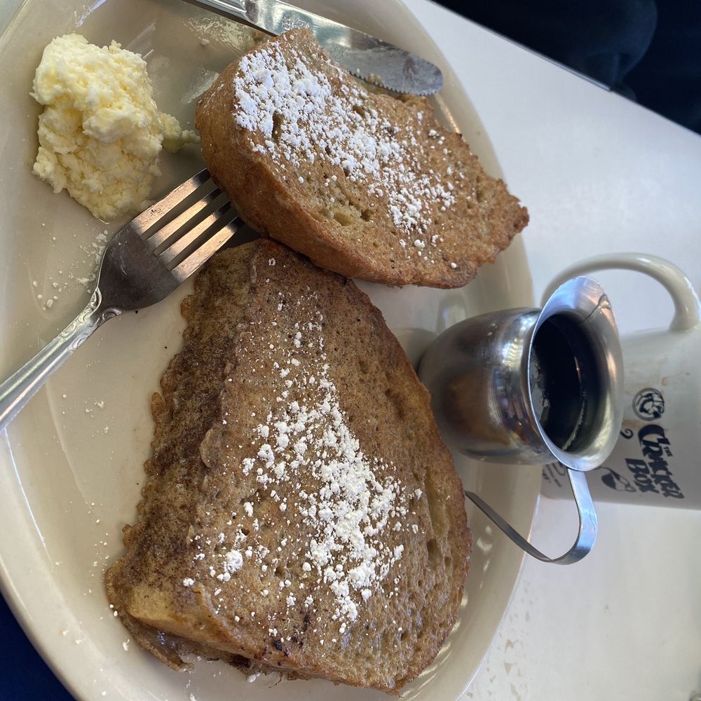 Cracker Box Restaurant - French Toast 1/2 order - American Near Me - Carson City, Nevada Cracker Box Restaurant - French Toast 1/2 order - American Near Me - Carson City, Nevada
