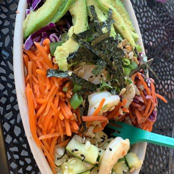 Mixed Greens - Ahi Poke Bowl with Shrimp - Salad Near Me - Saint George, Utah Mixed Greens - Ahi Poke Bowl with Shrimp - Salad Near Me - Saint George, Utah
