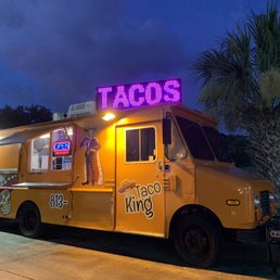 Taco King truck in the Mayo Food Mart parking lot next to McDonalds. Closed Mondays the sign says. Taco King truck in the Mayo Food Mart parking lot next to McDonalds. Closed Mondays the sign says.