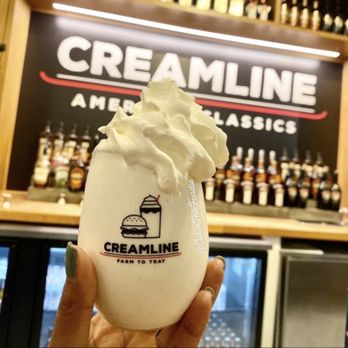Creamline - Creamsicle boozy shake - Burgers Near Me - New York, New York Creamline - Creamsicle boozy shake - Burgers Near Me - New York, New York