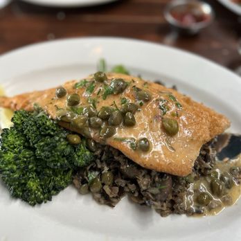 The Observatory - Pan Fried Idaho Trout Piccata - New American Near Me - Portland, Oregon The Observatory - Pan Fried Idaho Trout Piccata - New American Near Me - Portland, Oregon
