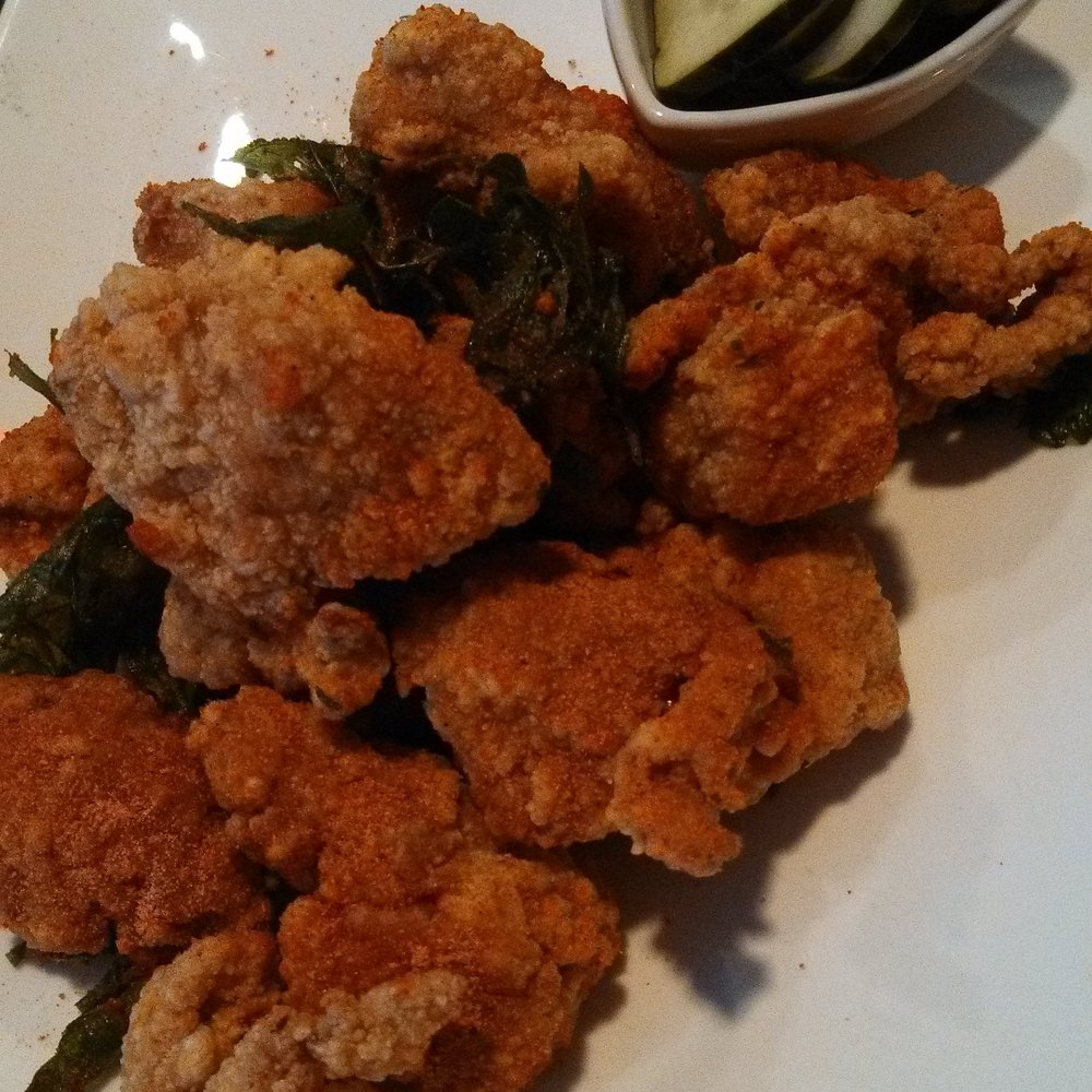 Facing East - Five spice fried chicken with basil. The real deal. - Chinese Near Me - Bellevue, Washington Facing East - Five spice fried chicken with basil. The real deal. - Chinese Near Me - Bellevue, Washington