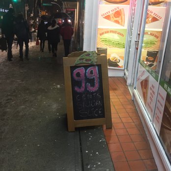 Did's Pizza - Sandwich board outside~ - Pizza Near Me - Vancouver, British Columbia