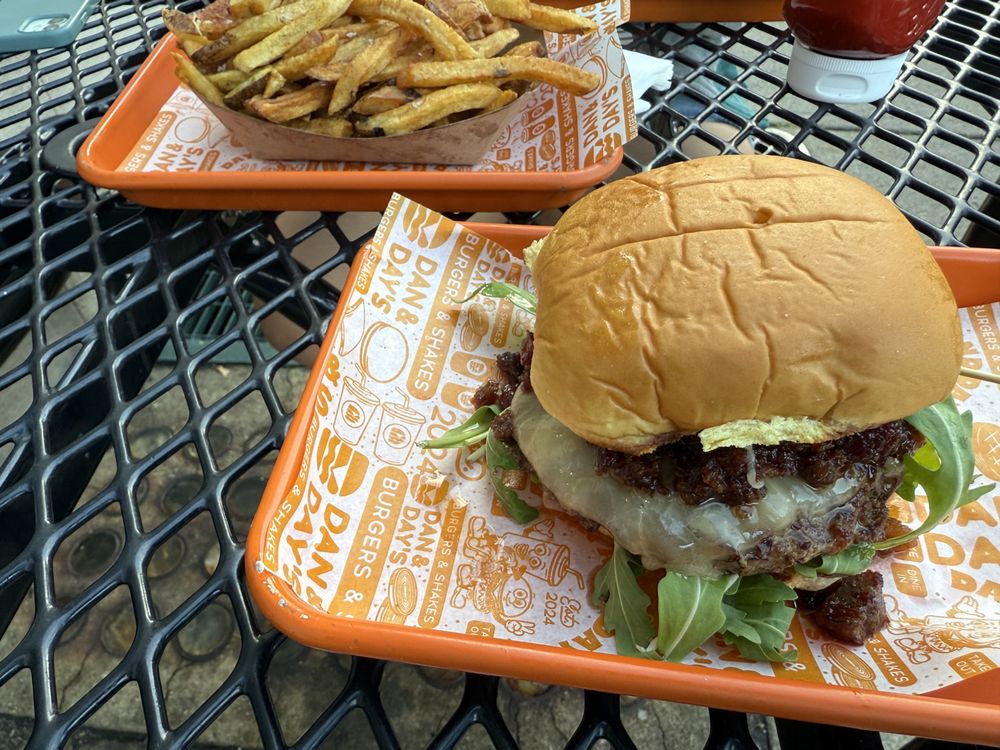 Food from Dan & Day's Burgers & Shakes