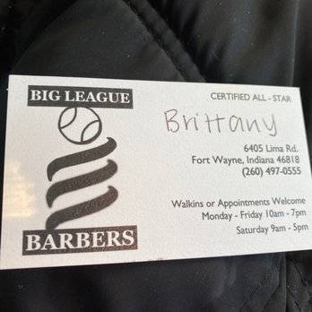 Big League Barbers - She is wonderful - Barbers Near Me - Fort Wayne, Indiana