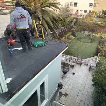 CFY Construction - New flat roof with copper flashing - Roofing Near Me - Daly City, California CFY Construction - New flat roof with copper flashing - Roofing Near Me - Daly City, California