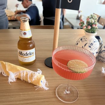 Chuponcito - Watermelon mimosa in that darling stemware. - Mexican Near Me - Aliso Viejo, California Chuponcito - Watermelon mimosa in that darling stemware. - Mexican Near Me - Aliso Viejo, California