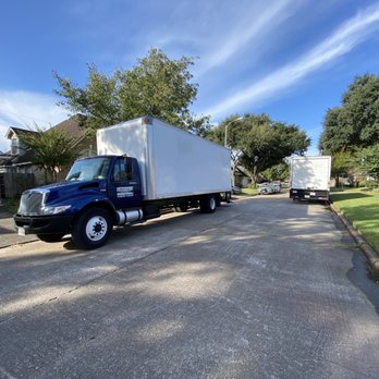 Houston Promovers - The two trucks they used. - Movers Near Me - Houston, Texas Houston Promovers - The two trucks they used. - Movers Near Me - Houston, Texas