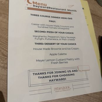Storybook - Menu - Mediterranean Near Me - Hayward, California Storybook - Menu - Mediterranean Near Me - Hayward, California