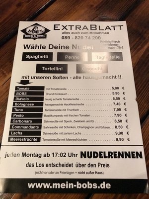 Menu photo 3 Bob's Rock & Bowl Munich, BY