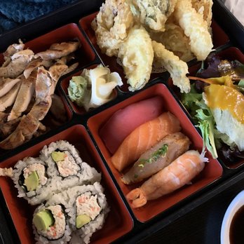Miso Sushi & Grill - Any 3 Items Bento Combination Dinner - Sushi Bars Near Me - Chino, California Miso Sushi & Grill - Any 3 Items Bento Combination Dinner - Sushi Bars Near Me - Chino, California
