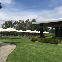 Mandala Wines - Outside seating - all very pleasant.