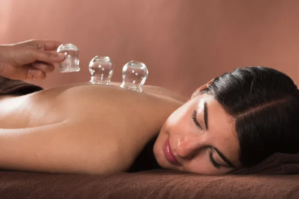 Cupping Massage - Cupping is an ancient Chinese and Middle Eastern healing method that has gained popularity around the world. The cups use suction to pull up an area of skin which decompresses muscles and connective tissue. This pulls stagnant blood away from the injured area and allows for healthy blood to circulate better, thus creating a faster recovery.
Starting at $85.00
*Not all therapists at LB Serenity are qualified for this service, so be sure to ask ahead of time! Cupping Massage - Cupping is an ancient Chinese and Middle Eastern healing method that has gained popularity around the world. The cups use suction to pull up an area of skin which decompresses muscles and connective tissue. This pulls stagnant blood away from the injured area and allows for healthy blood to circulate better, thus creating a faster recovery.
Starting at $85.00
*Not all therapists at LB Serenity are qualified for this service, so be sure to ask ahead of time!