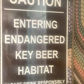 Florida Keys Brewing - Loved this sign! - Breweries Near Me - Islamorada, Florida