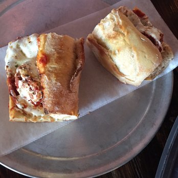 V Pizza - Meatball "panini" ($9) - Pizza Near Me - Jacksonville Beach, Florida