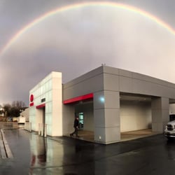 Bobby Rahal Toyota - Beautiful double rainbow over the Dealership.
