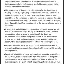 ADA laws regarding service animals - Federal Law ADA laws regarding service animals - Federal Law
