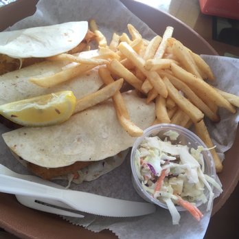 Tide Tables - Fish tacos with a view of the boat the brought it in. This was our favorite meal of the week.   The Key Lime Pie is a must try. - Seafood Near Me - Cortez, Florida